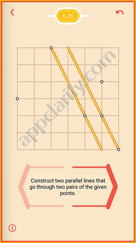 Pythagorea Harder Level 8.20 Solution