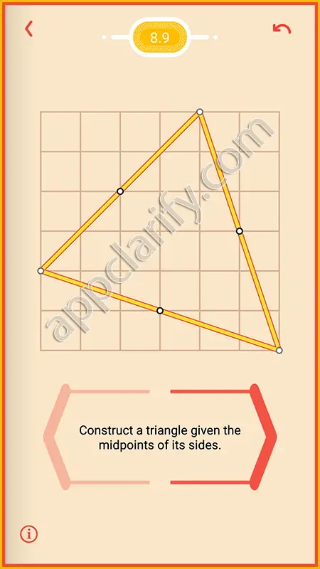 Pythagorea Harder Level 8.9 Solution