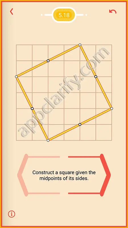 Pythagorea Medium Level 5.18 Solution