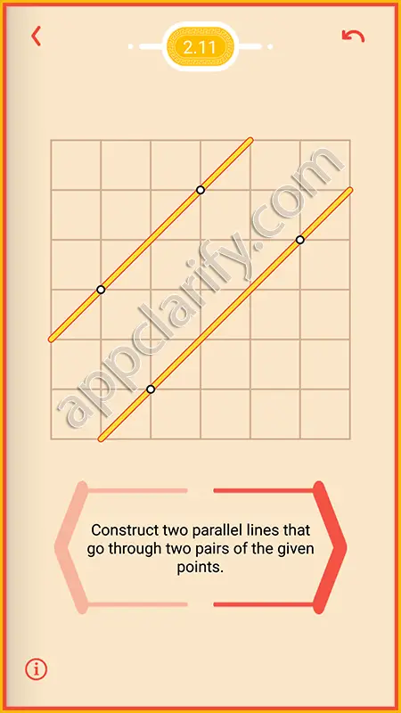Pythagorea Very Easy Level 2.11 Solution