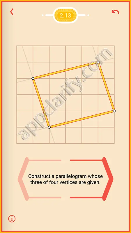 Pythagorea Very Easy Level 2.13 Solution
