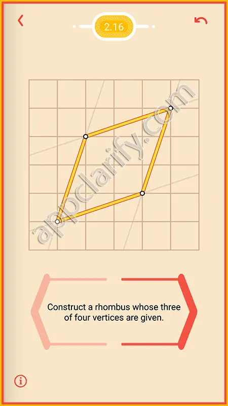 Pythagorea Very Easy Level 2.16 Solution