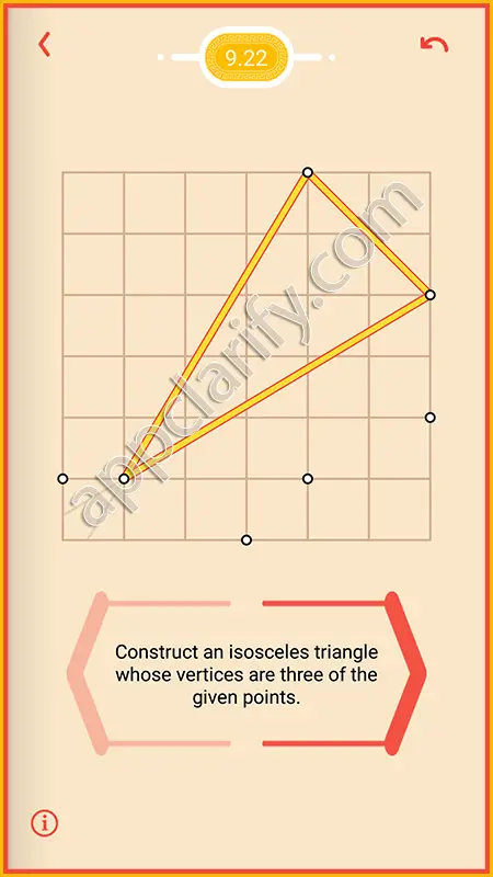 Pythagorea Very Hard Level 9.22 Solution