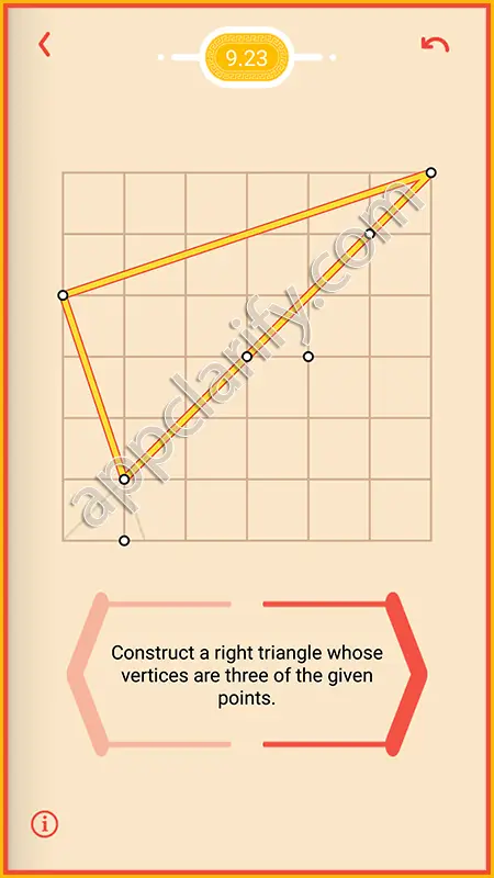 Pythagorea Very Hard Level 9.23 Solution