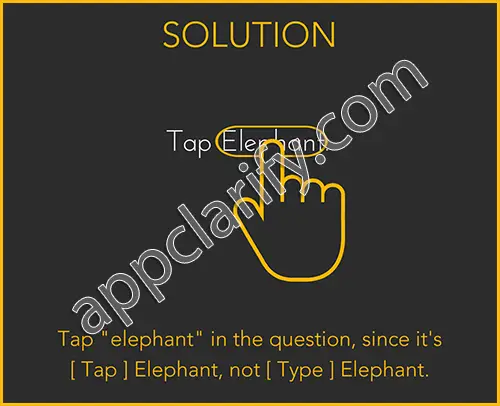 Tricky Test 2: Think Outside - Tap Elephant Walkthrough