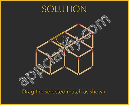 Tricky Test 2: Think Outside - Move only one match to make 4 cubes into 3 cubes Walkthrough