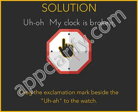 Tricky Test 2: Think Outside - Uh-oh! My clock is broken. Can you give me a hand? Walkthrough