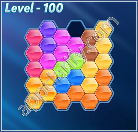 Block! Hexa Puzzle Champion Level 100 Solution