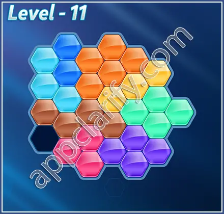 Block! Hexa Puzzle Champion Level 11 Solution