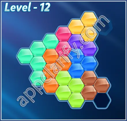 Block! Hexa Puzzle Champion Level 12 Solution