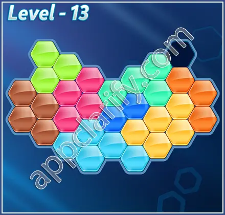 Block! Hexa Puzzle Champion Level 13 Solution