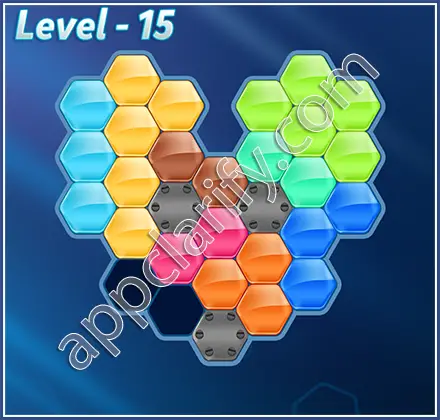 Block! Hexa Puzzle Champion Level 15 Solution