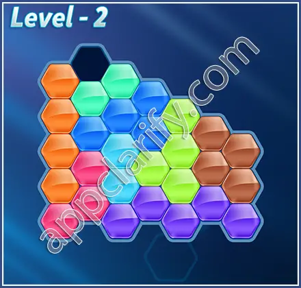 Block! Hexa Puzzle Champion Level 2 Solution