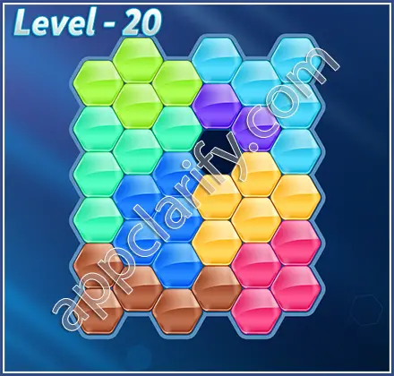 Block! Hexa Puzzle Champion Level 20 Solution