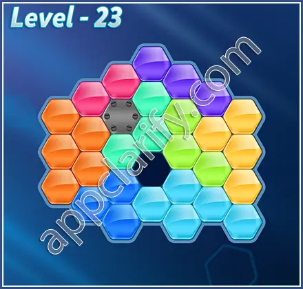 Block! Hexa Puzzle Champion Level 23 Solution