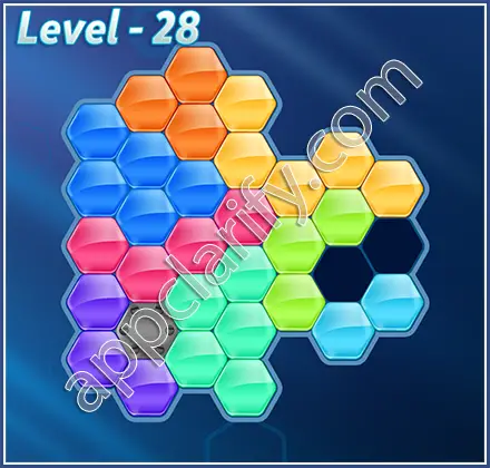 Block! Hexa Puzzle Champion Level 28 Solution