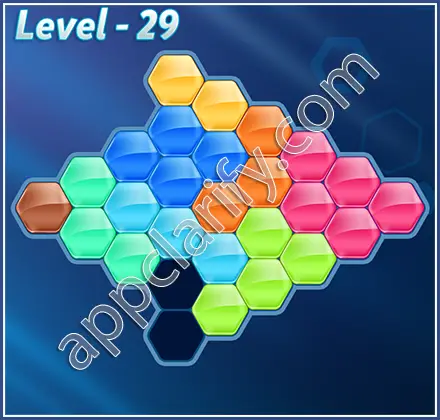 Block! Hexa Puzzle Champion Level 29 Solution
