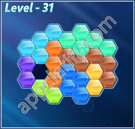 Block! Hexa Puzzle Champion Level 31 Solution