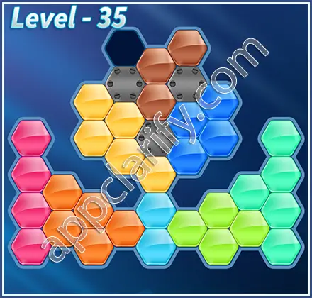 Block! Hexa Puzzle Champion Level 35 Solution