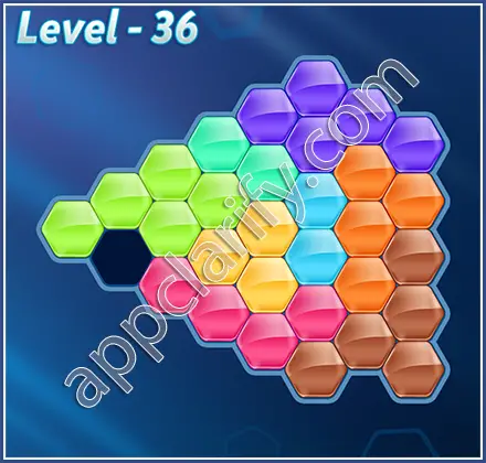 Block! Hexa Puzzle Champion Level 36 Solution