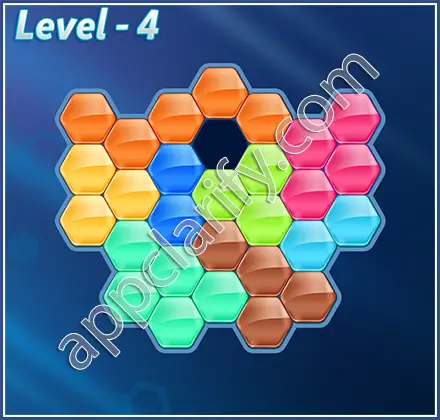 Block! Hexa Puzzle Champion Level 4 Solution