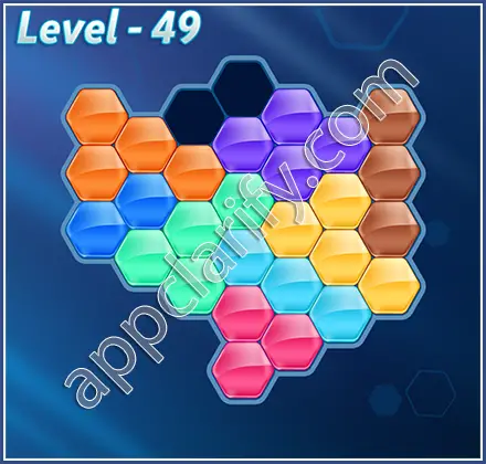Block! Hexa Puzzle Champion Level 49 Solution