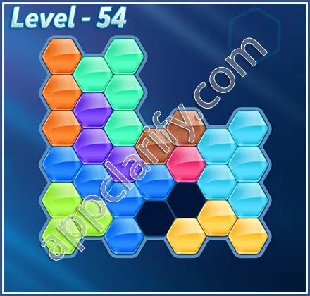 Block! Hexa Puzzle Champion Level 54 Solution