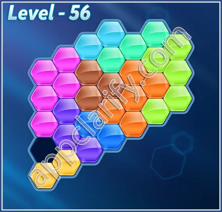 Block! Hexa Puzzle Champion Level 56 Solution