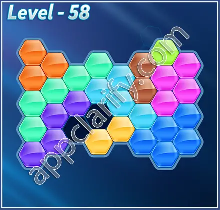 Block! Hexa Puzzle Champion Level 58 Solution