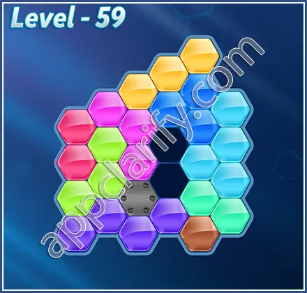 Block! Hexa Puzzle Champion Level 59 Solution