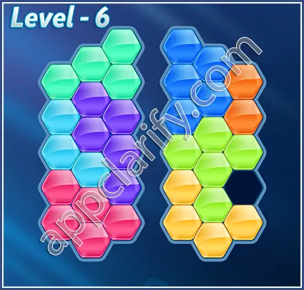Block! Hexa Puzzle Champion Level 6 Solution