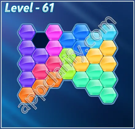 Block! Hexa Puzzle Champion Level 61 Solution