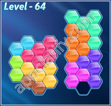 Block! Hexa Puzzle Champion Level 64 Solution