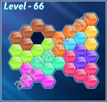 Block! Hexa Puzzle Champion Level 66 Solution