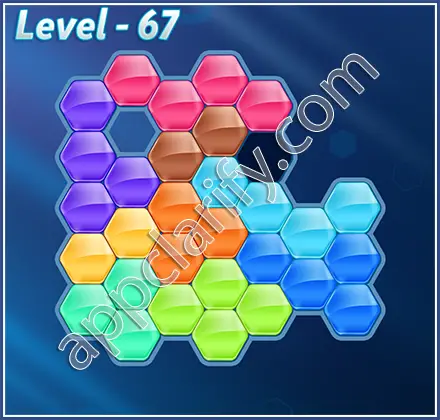 Block! Hexa Puzzle Champion Level 67 Solution