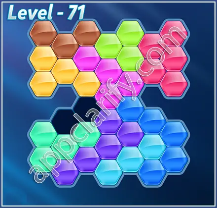 Block! Hexa Puzzle Champion Level 71 Solution