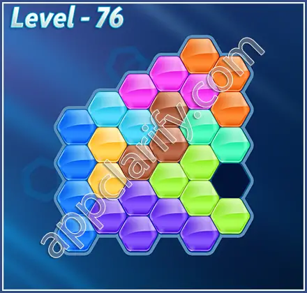 Block! Hexa Puzzle Champion Level 76 Solution