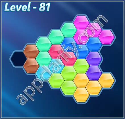 Block! Hexa Puzzle Champion Level 81 Solution