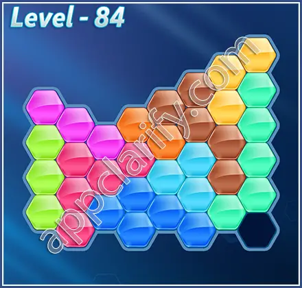 Block! Hexa Puzzle Champion Level 84 Solution