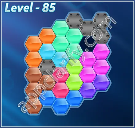 Block! Hexa Puzzle Champion Level 85 Solution