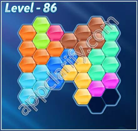 Block! Hexa Puzzle Champion Level 86 Solution