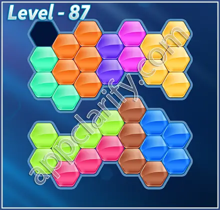 Block! Hexa Puzzle Champion Level 87 Solution