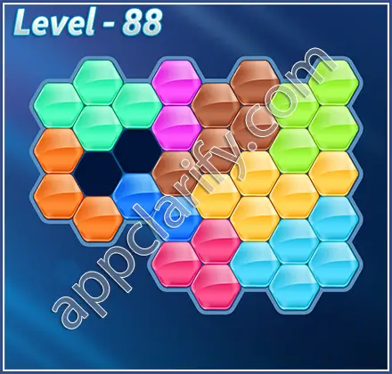 Block! Hexa Puzzle Champion Level 88 Solution