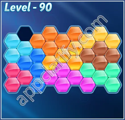 Block! Hexa Puzzle Champion Level 90 Solution
