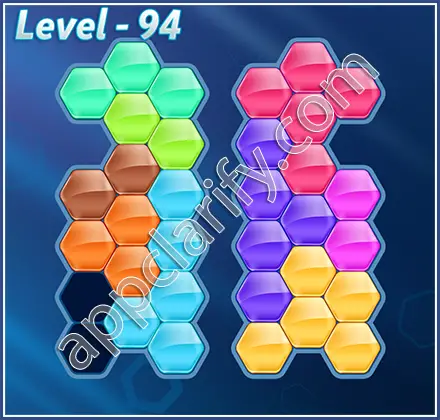 Block! Hexa Puzzle Champion Level 94 Solution