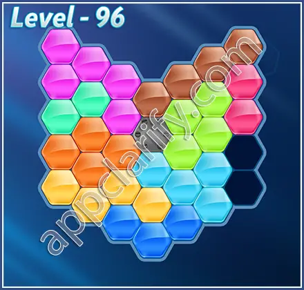 Block! Hexa Puzzle Champion Level 96 Solution