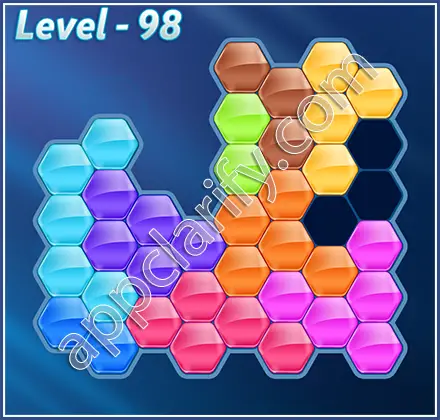 Block! Hexa Puzzle Champion Level 98 Solution