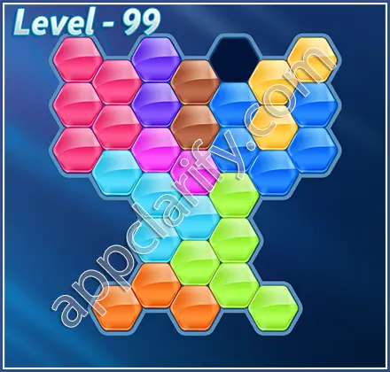 Block! Hexa Puzzle Champion Level 99 Solution