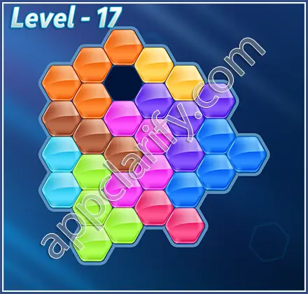 Block! Hexa Puzzle Hero Level 17 Solution