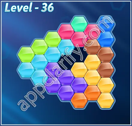 Block! Hexa Puzzle Hero Level 36 Solution